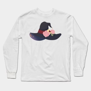 Moon 1 Witch Hat Long Sleeve T-Shirt